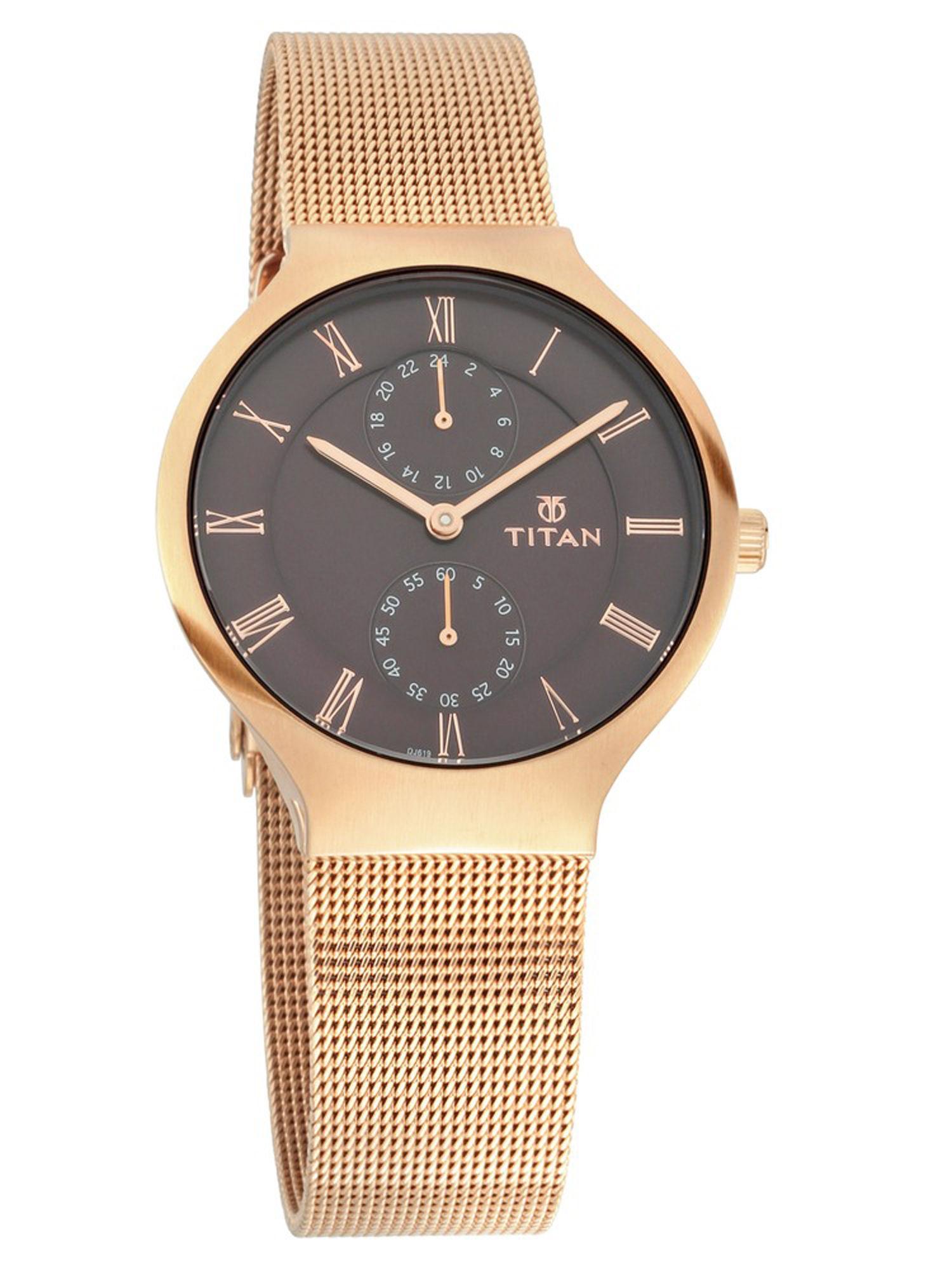 brown analog watch -95068wm01