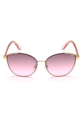 brown and pink gradient sunglasses