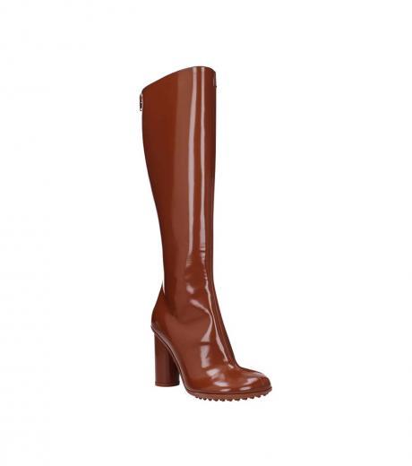 brown atomic knee high boots