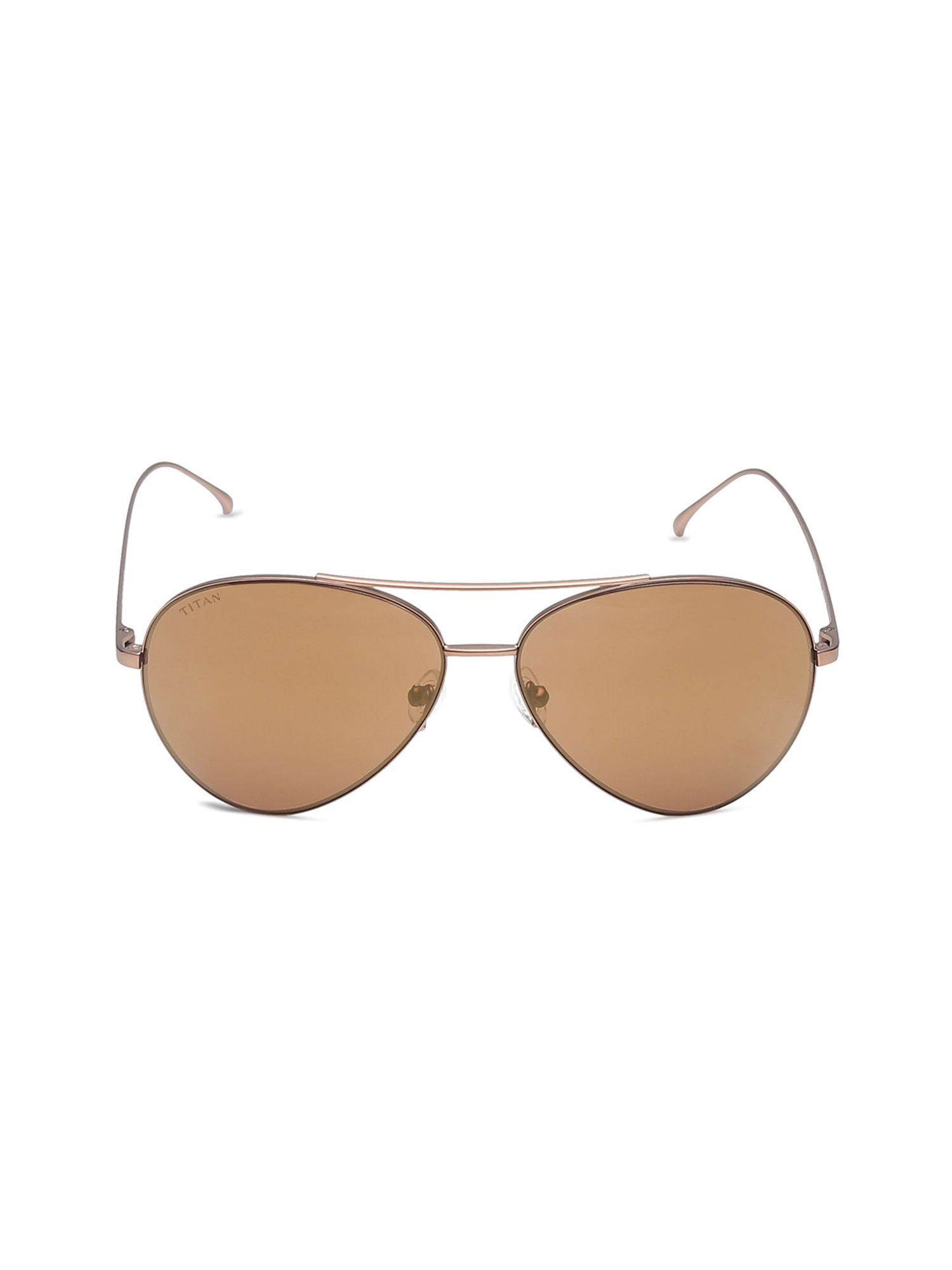 brown aviator sunglasses (gm319yl1nv)