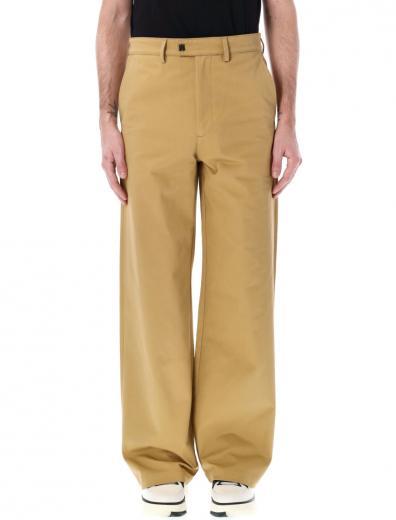 brown baggy chino pants