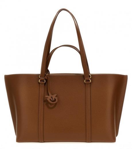 brown carrie big shopping bag