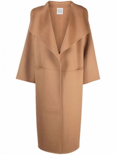 brown cashmere coat