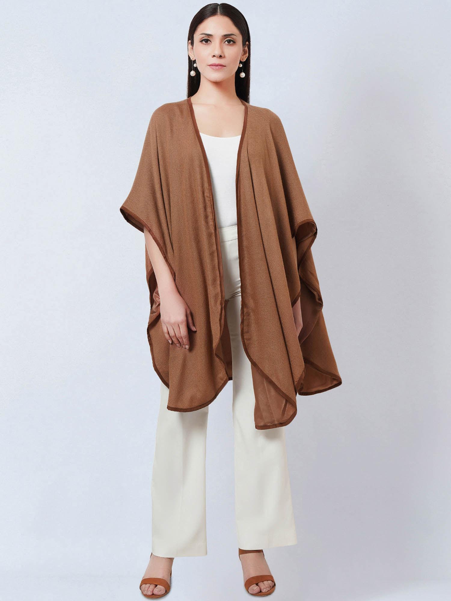 brown cashmere jacket