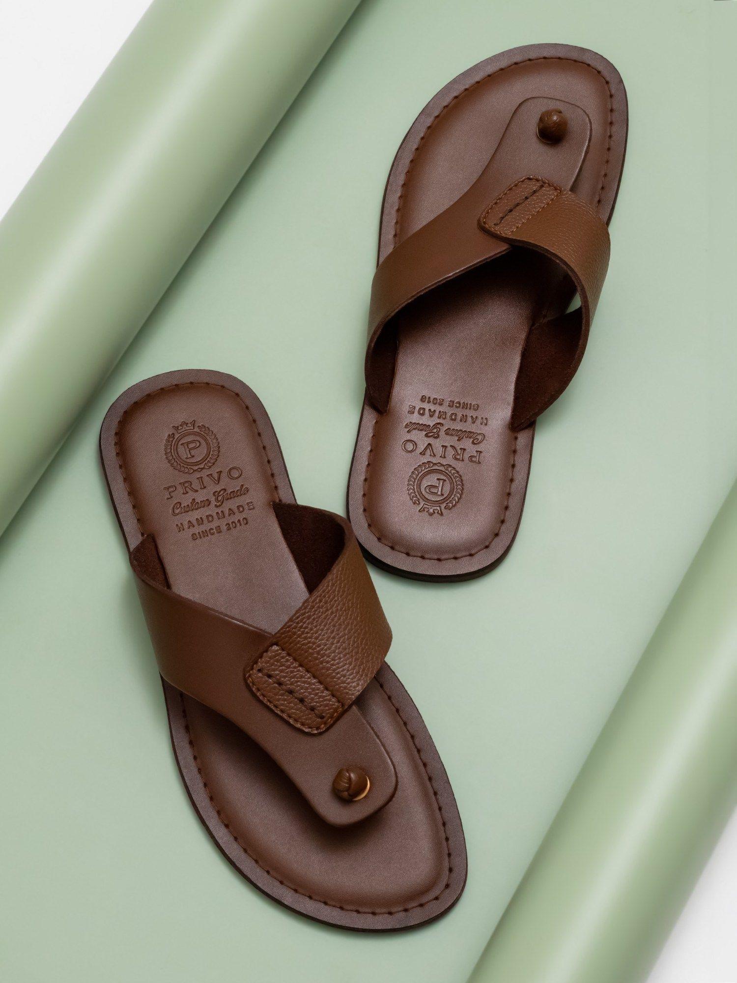 brown casual sandals