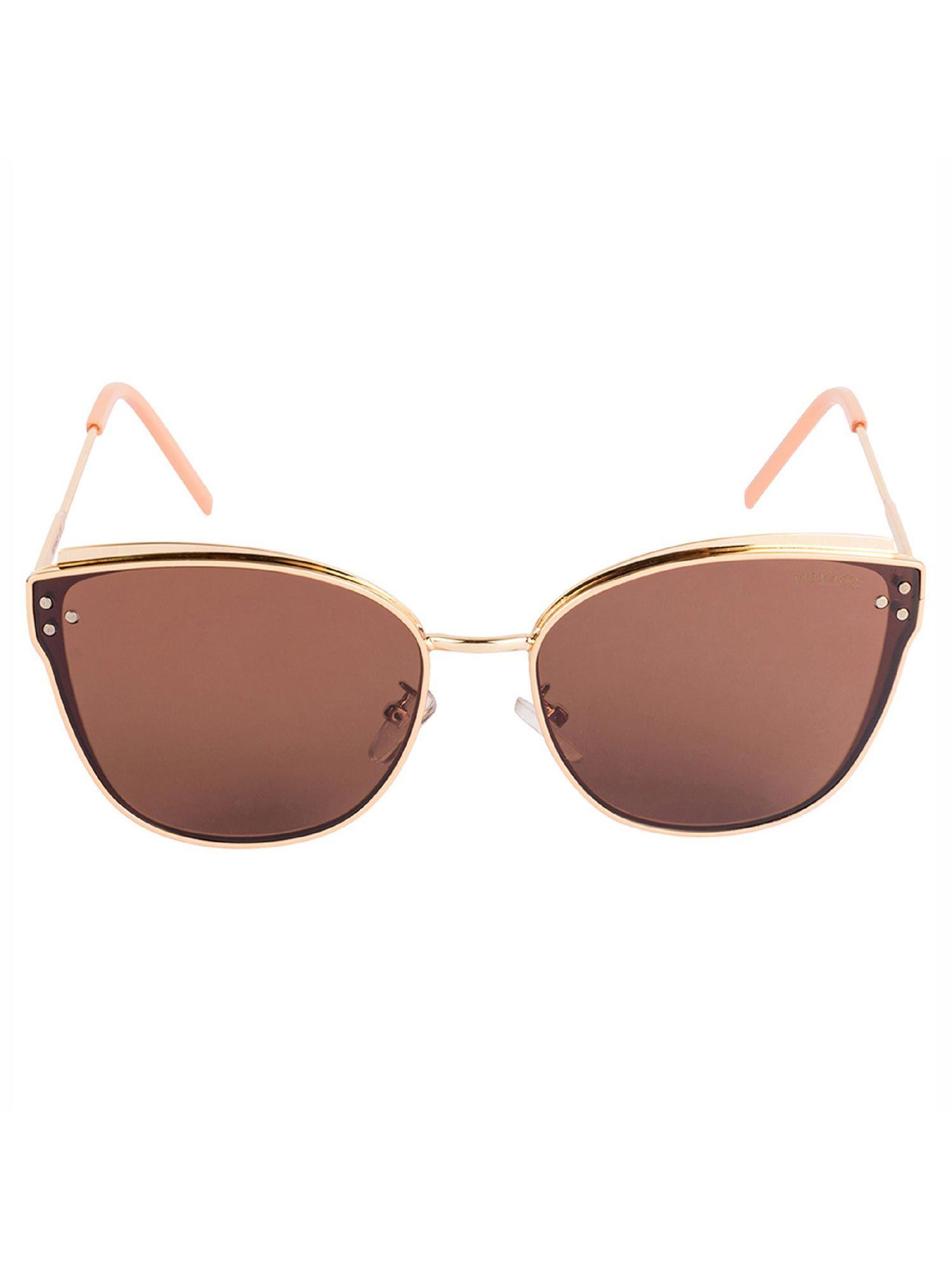 brown cat eye sunglasses-5852mg2858