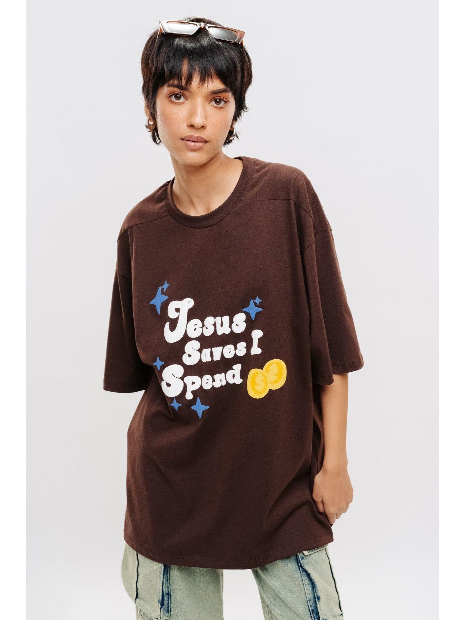 brown coin t-shirt