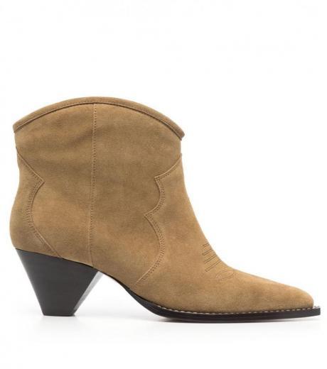brown darizo ankle boots