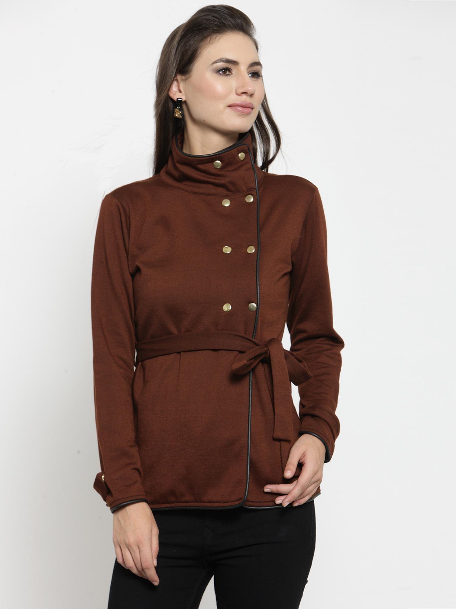 brown jacket