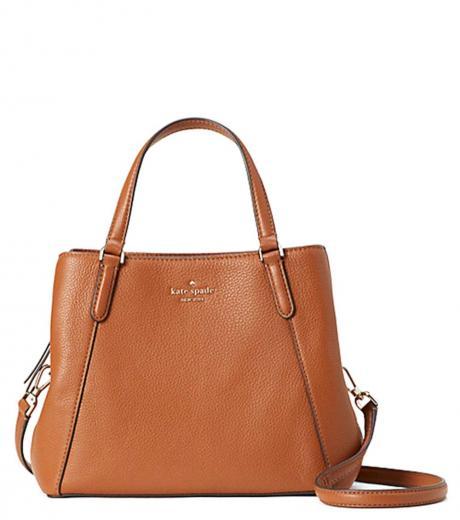 brown jackson medium satchel