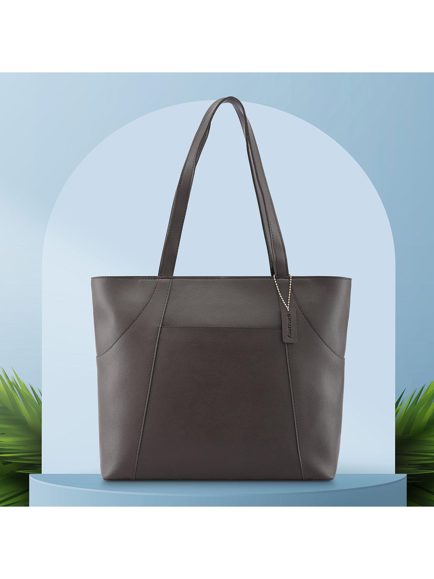 brown laptop tote bag for women