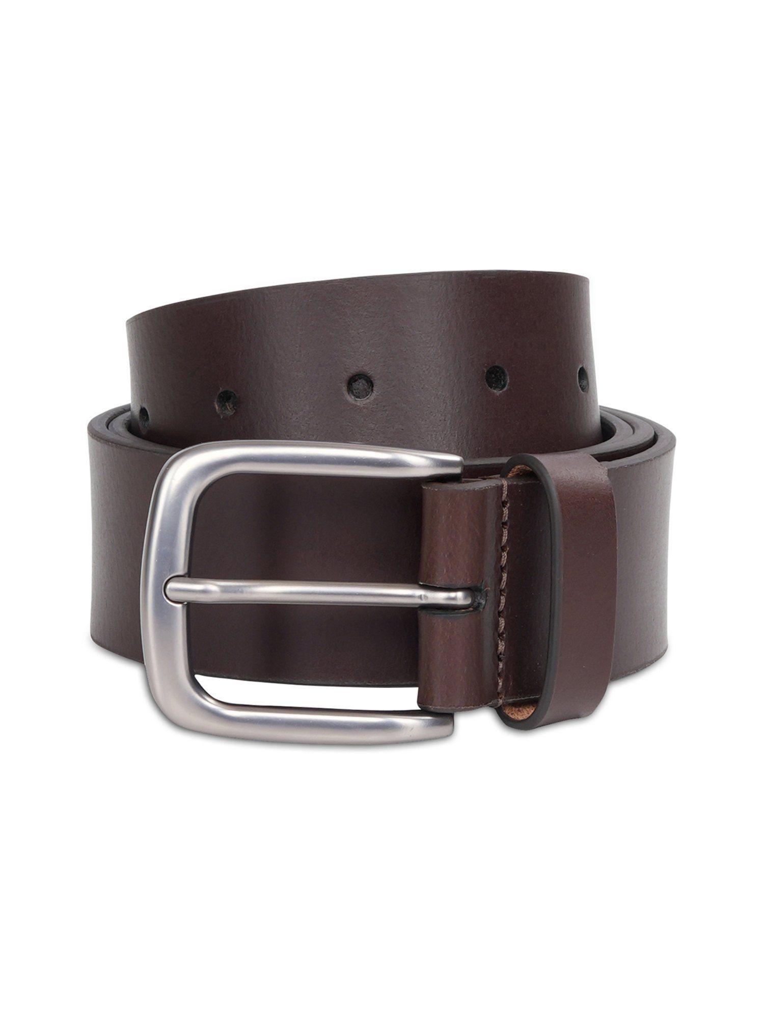 brown leather faraday belt