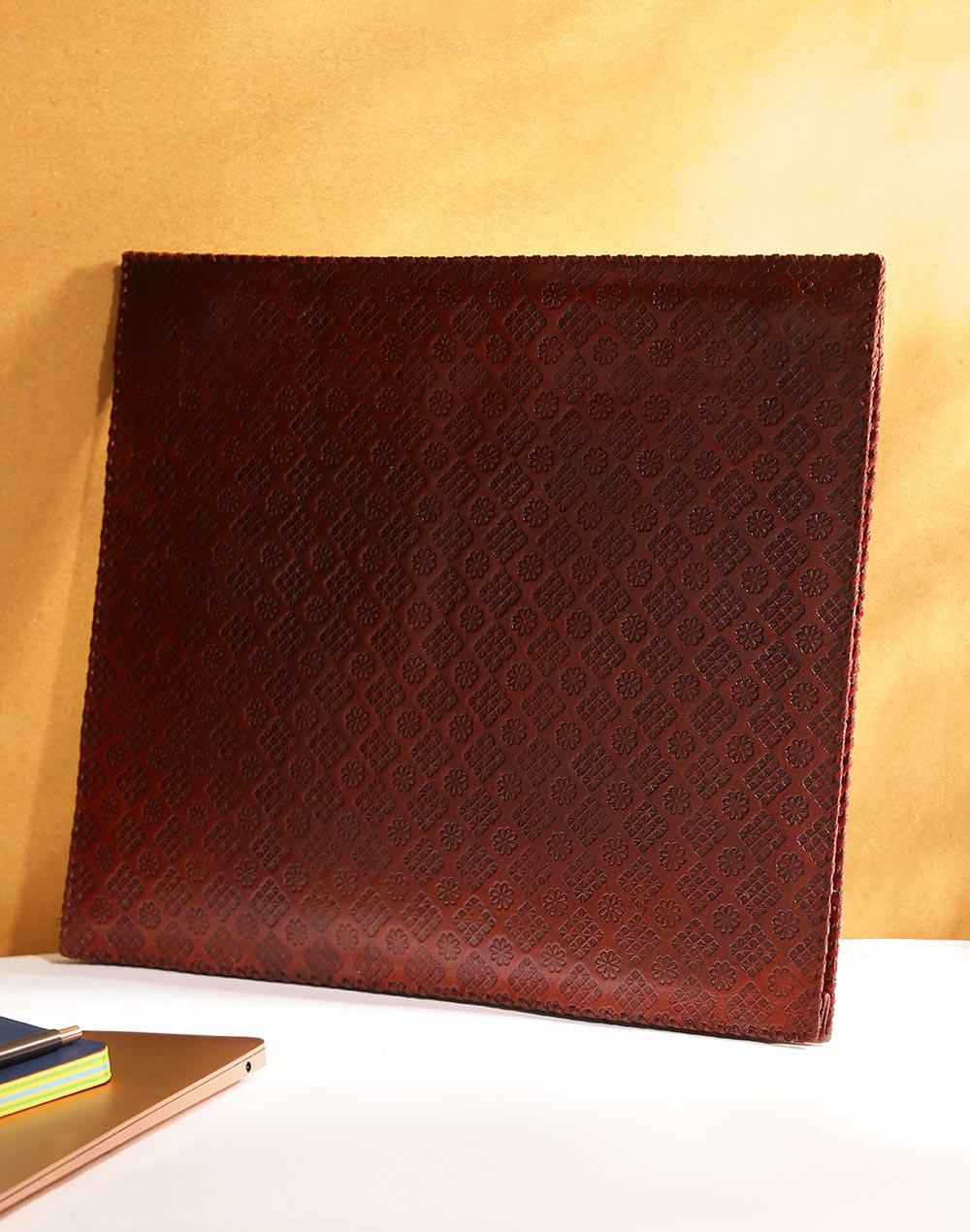 brown leather laptop bag