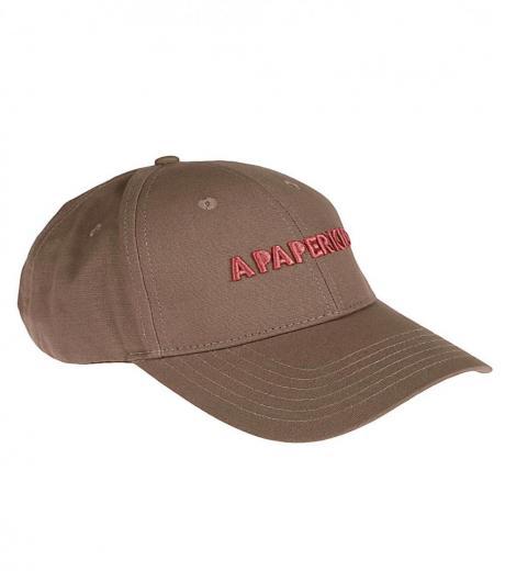 brown logo baseball cap