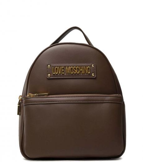 brown logo small backpack