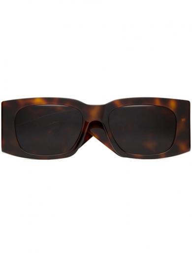 brown logo sunglasses