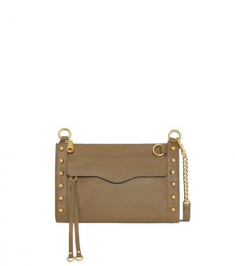 brown m.a.b. medium crossbody bag