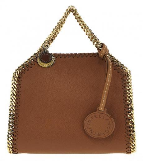 brown micro falabella handbag