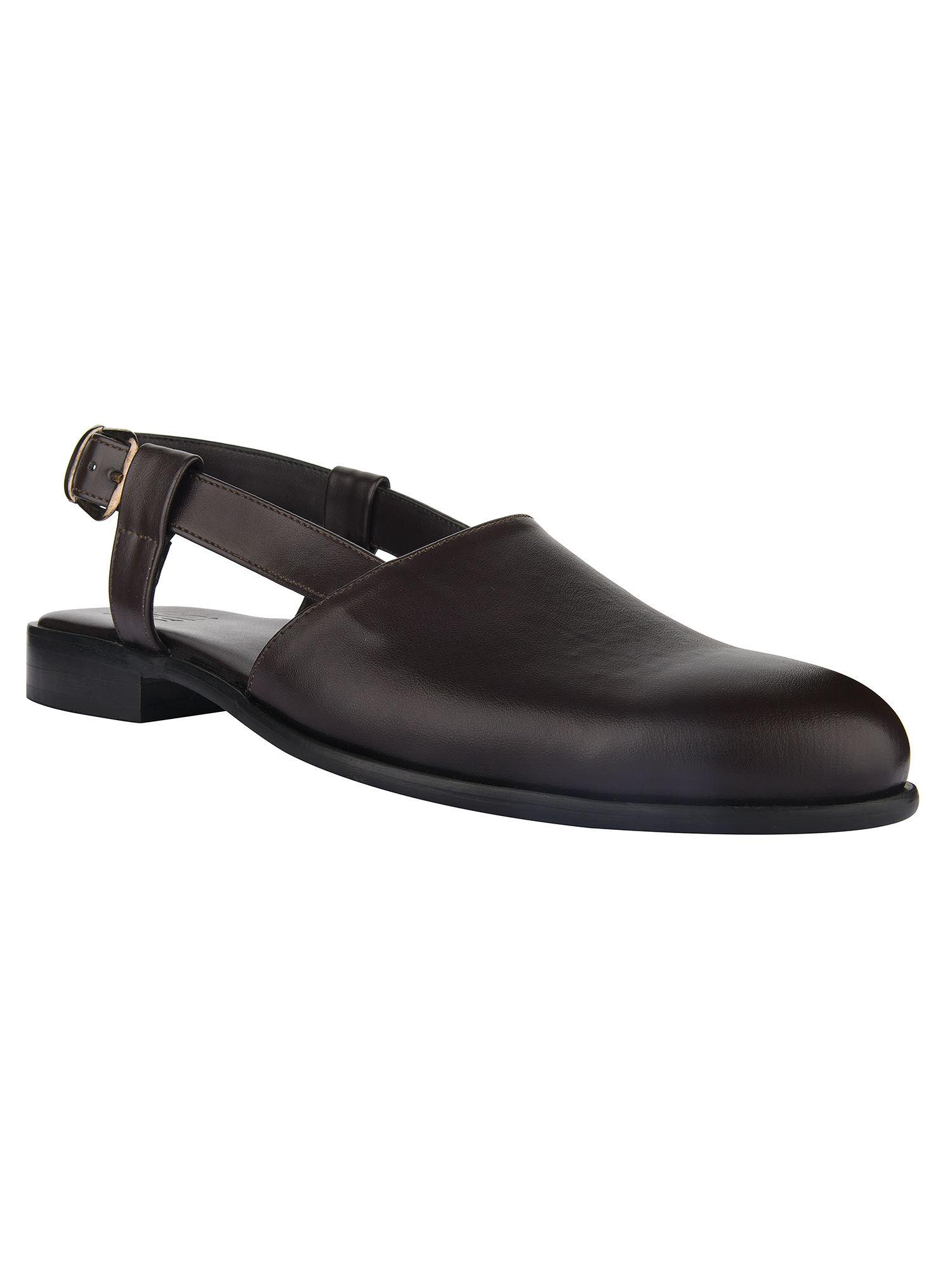 brown peshawari sandal