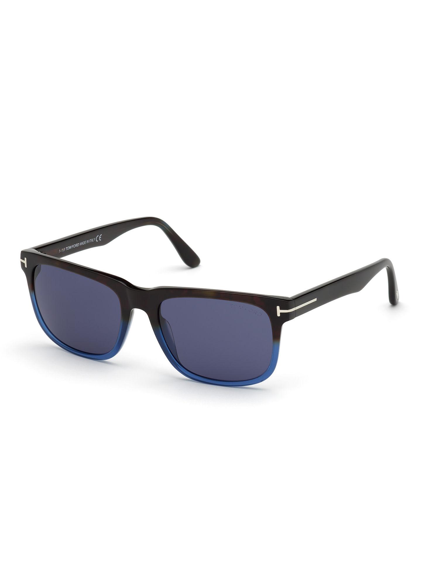 brown plastic sunglasses ft0775 56 55v