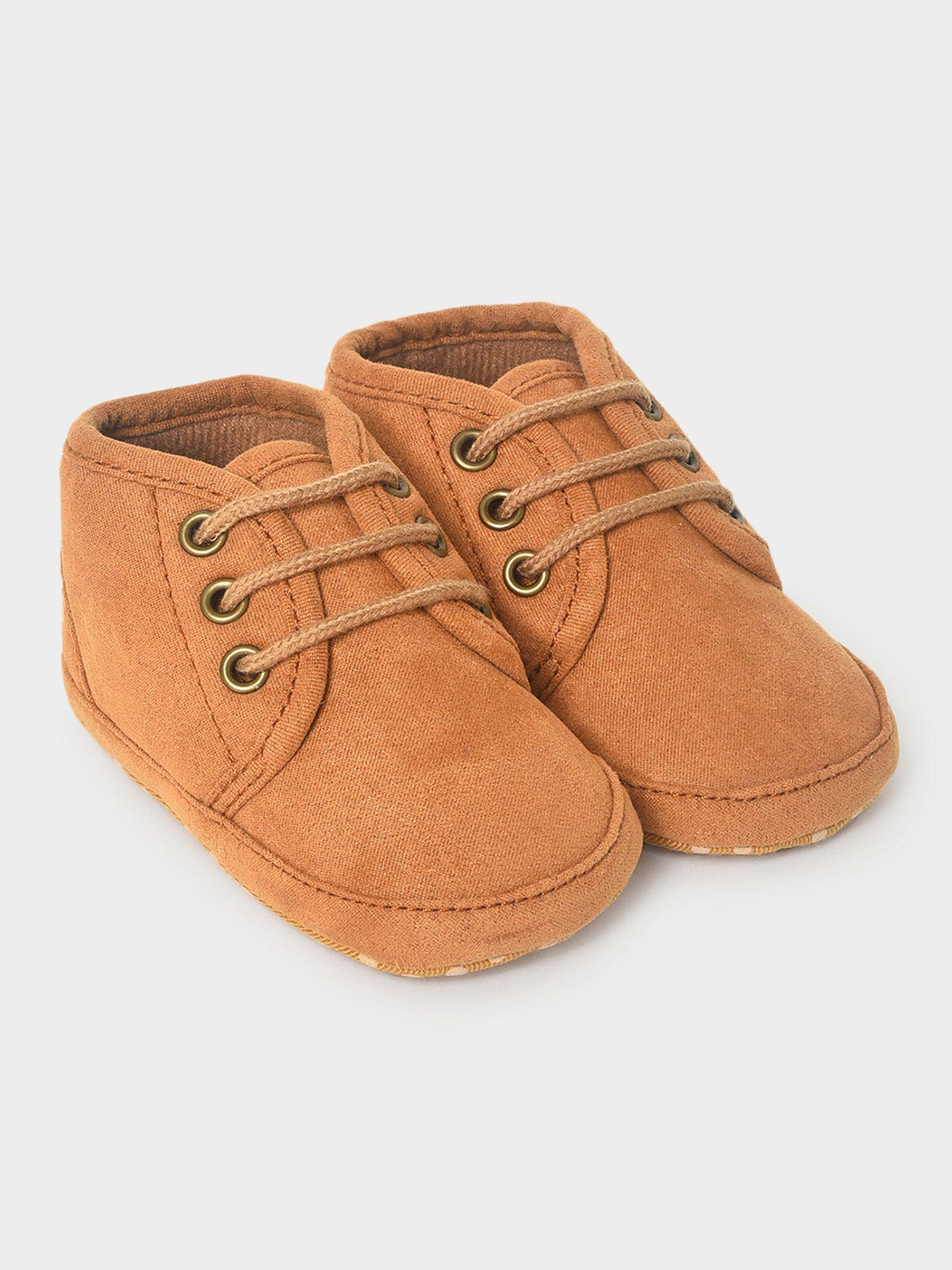 brown rexine shoes for boys