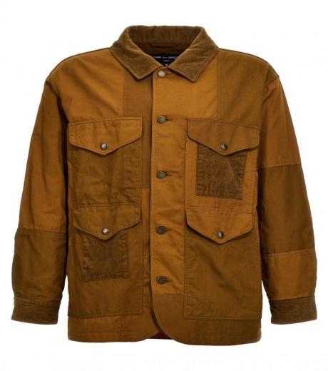 brown ribbed velvet jacket