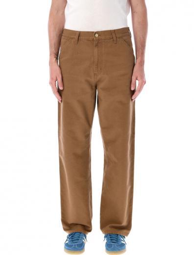 brown single knee pant