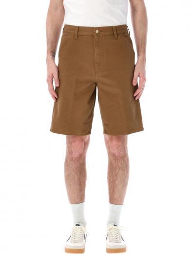 brown single knee short