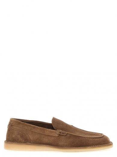 brown slip on loafers