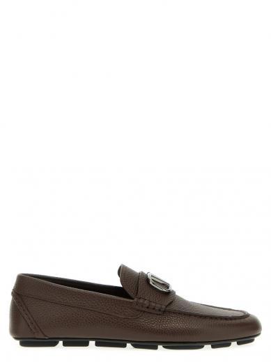 brown slip on loafers