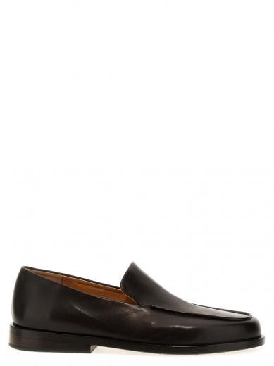 brown slip on loafers