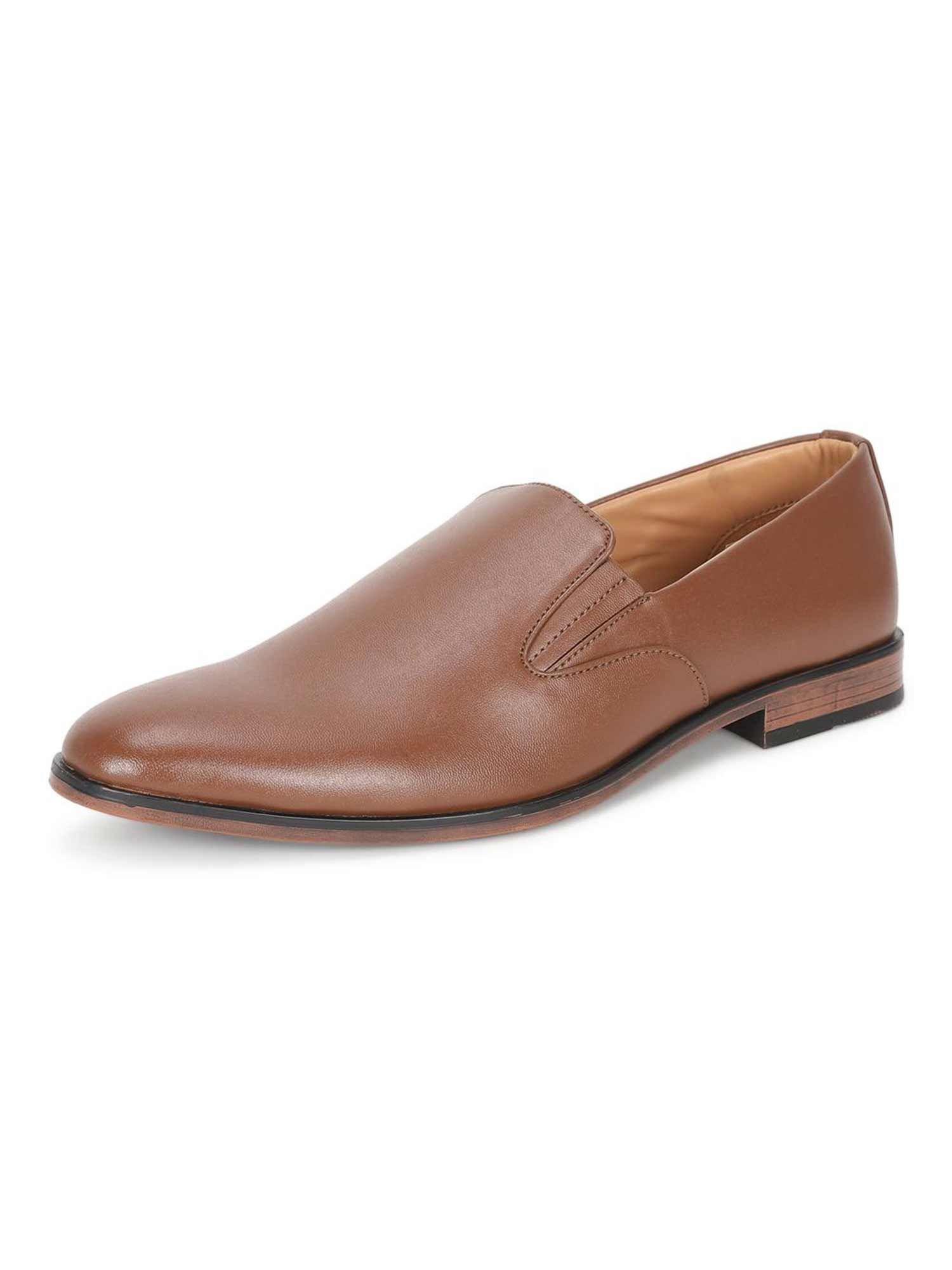 brown slip ons