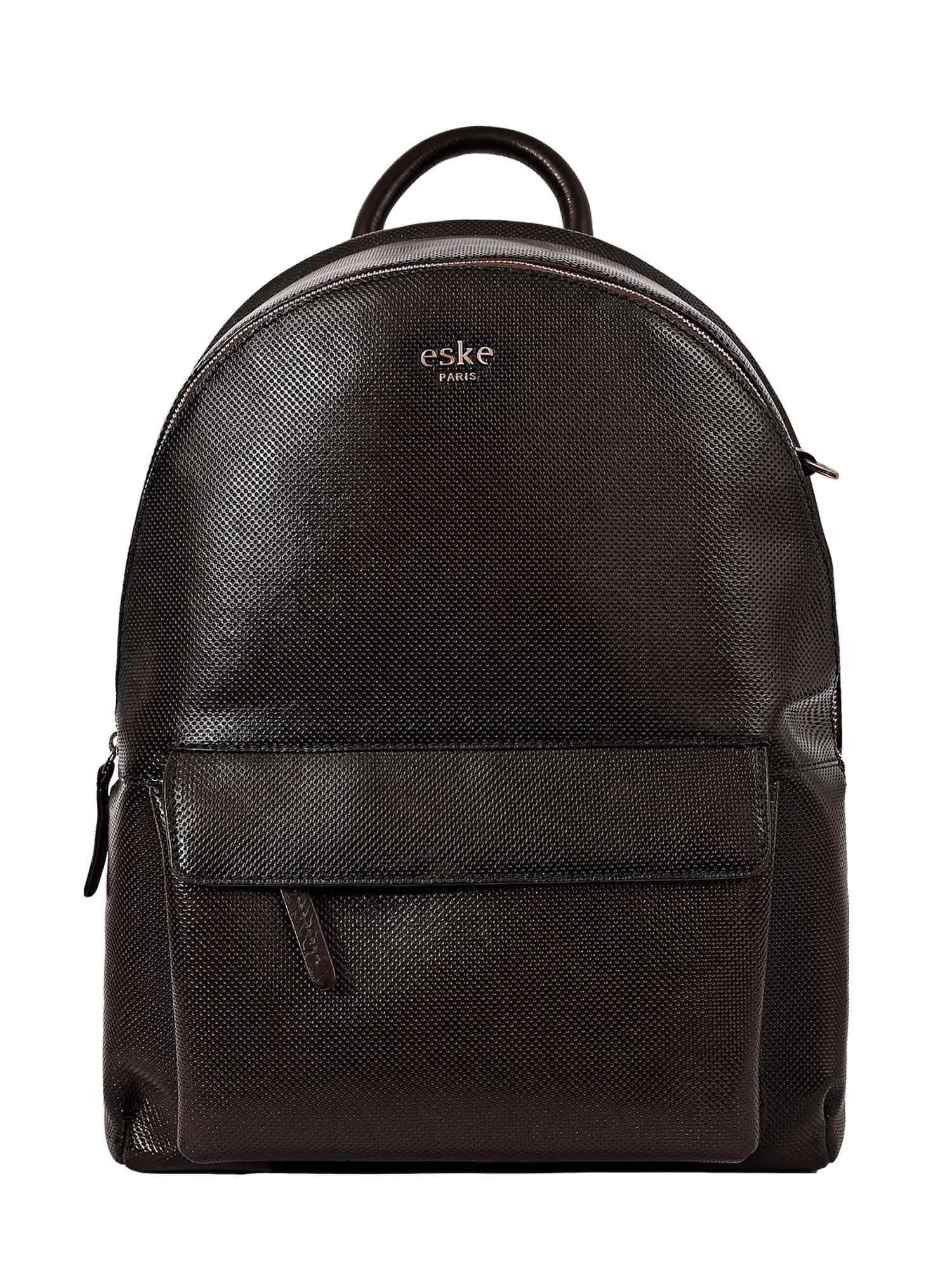 brown thomas genuine leather backpack