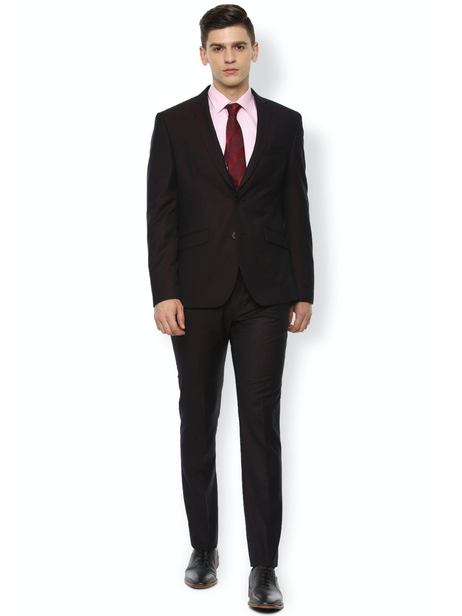 brown three piece suit (set of 3)