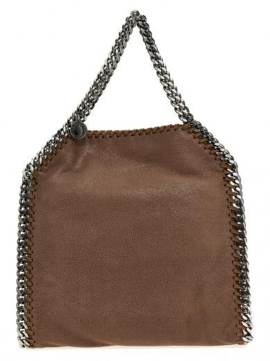 brown tote mini falabella handbag