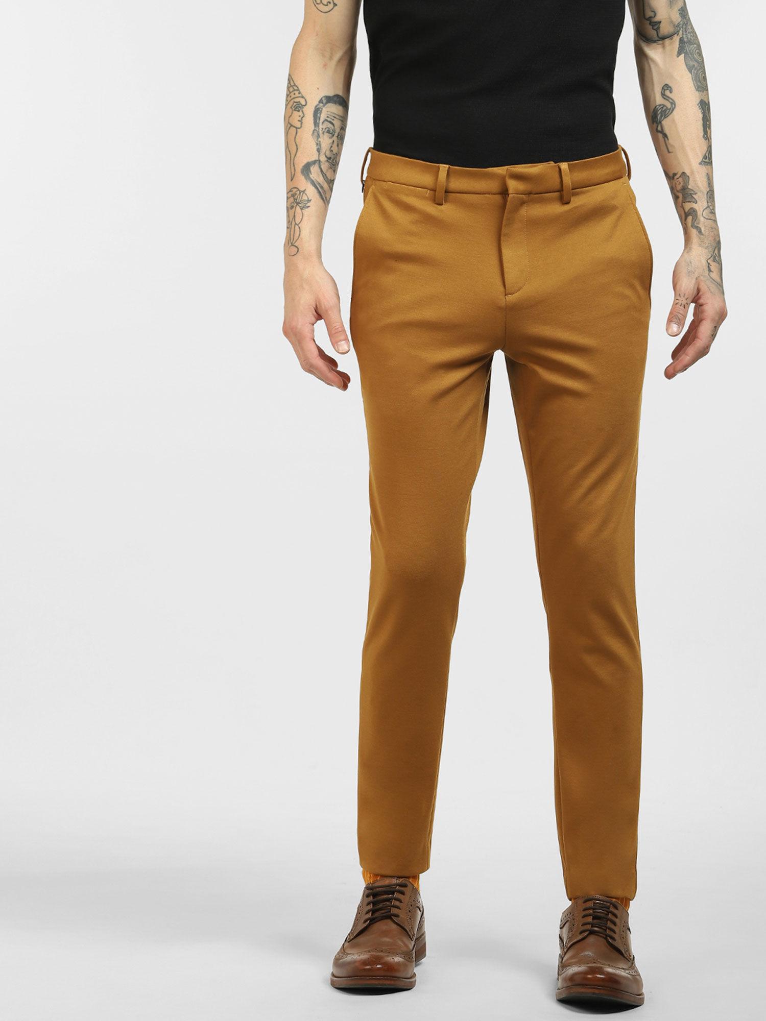 brown trousers