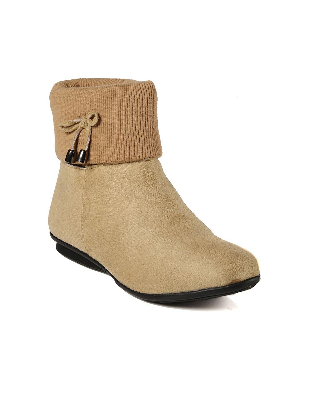 bruno manetti women beige flat boots