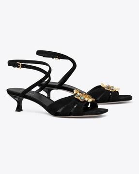 brutalist heeled sandals