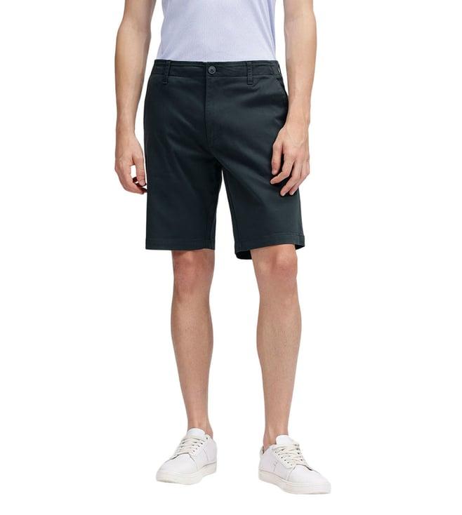 bruun & stengade blue regular fit shorts