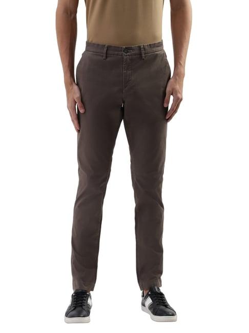 bruun & stengade brown slim fit chinos