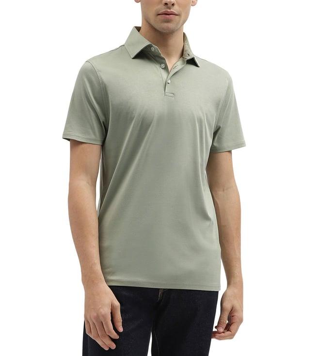 bruun & stengade green regular fit polo t-shirt