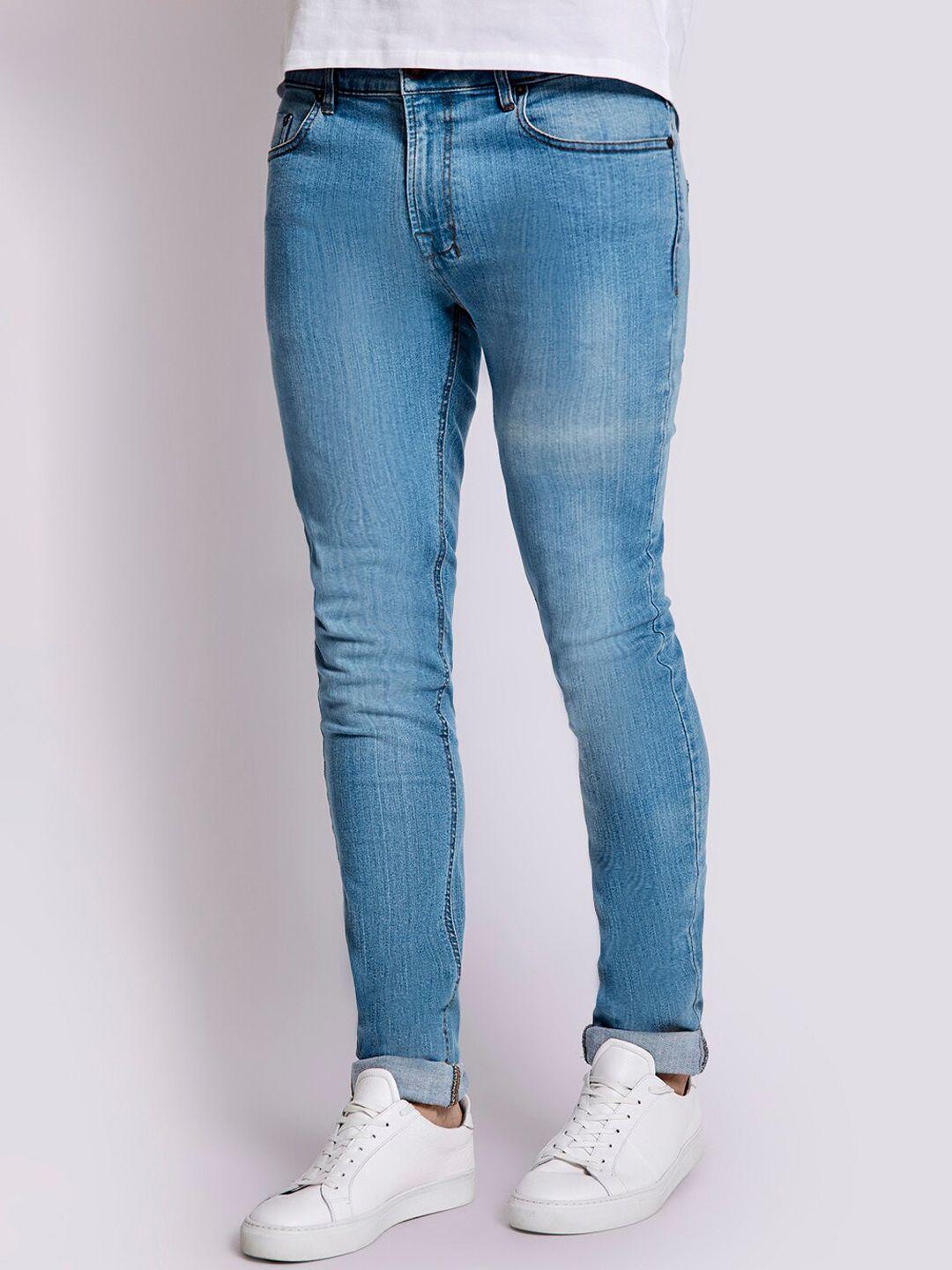 bruun & stengade men slim fit light fade jeans