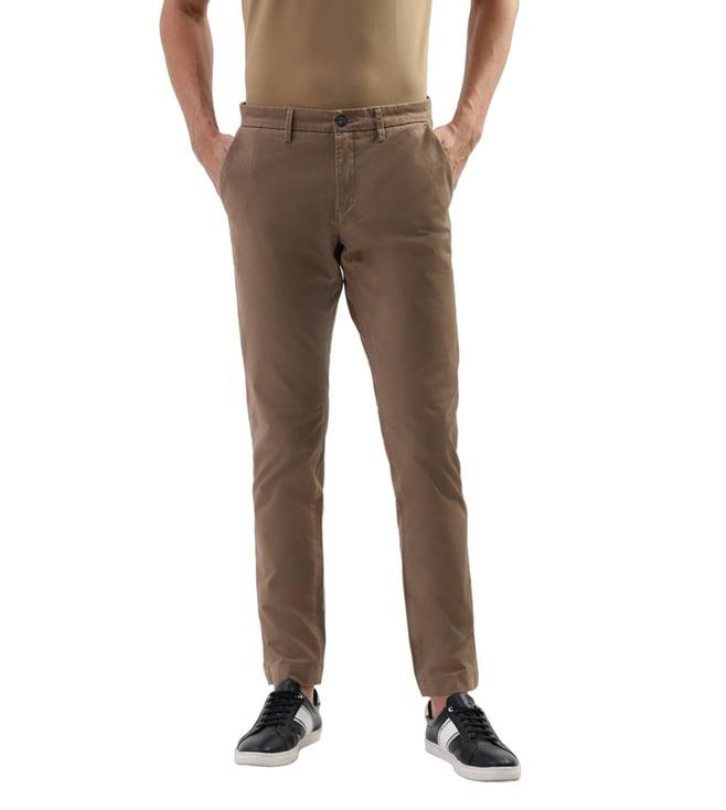 bruun & stengade slim fit clean mid rise chinos