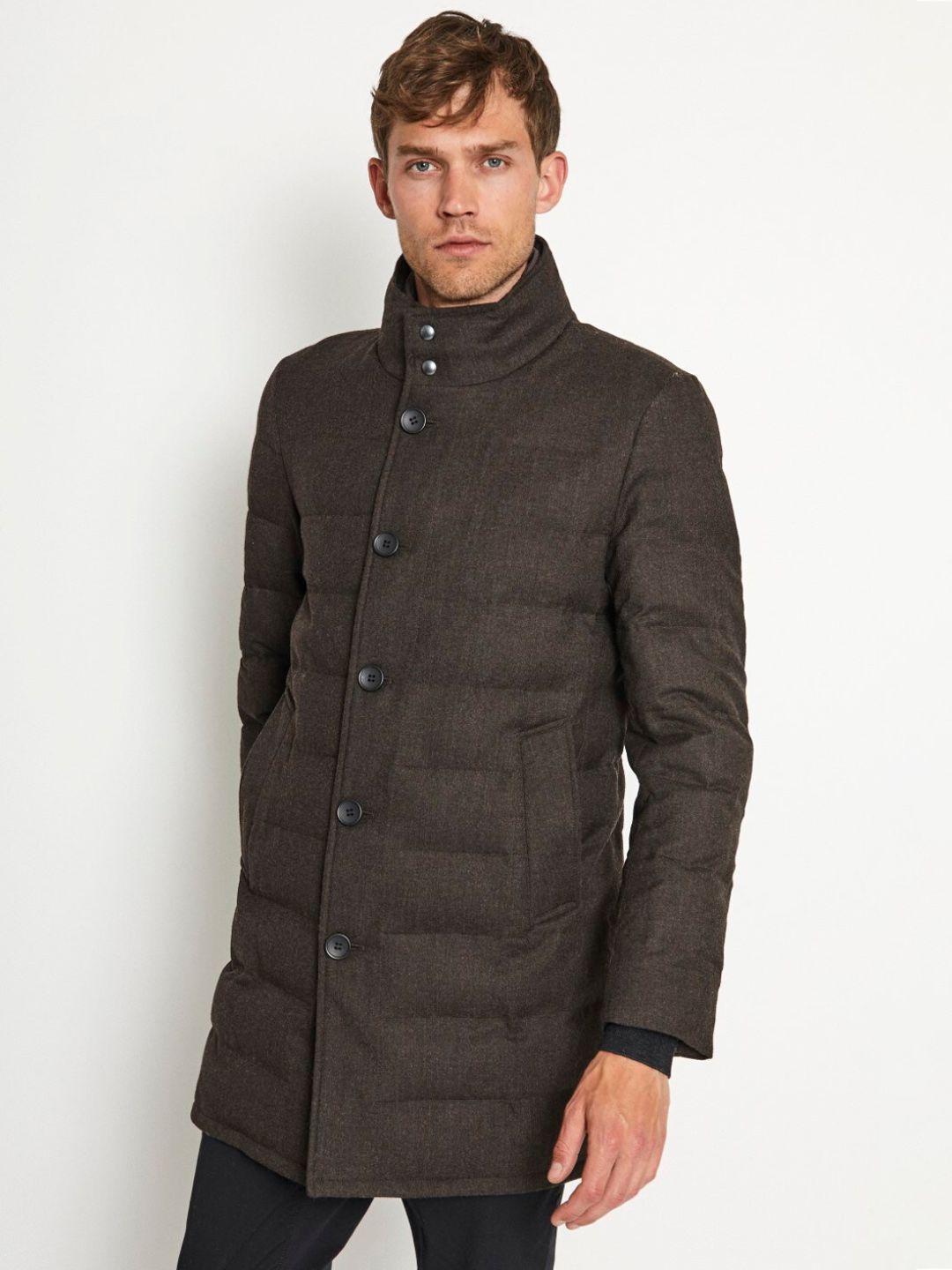 bruun & stengade stand collar woollen tailored jacket