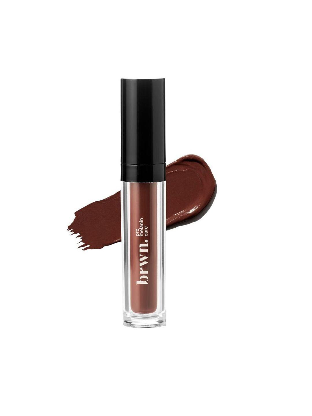 brwn. pro melanin care matte melt long lasting liquid lipstick - 4.5ml - brown berry