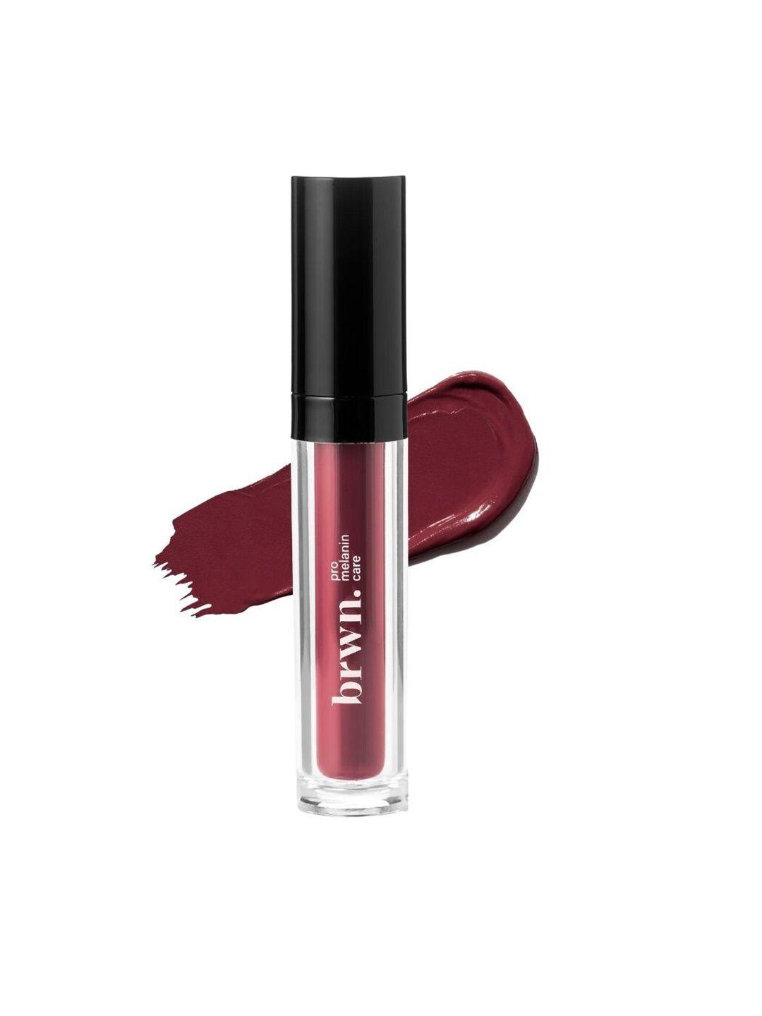 brwn. pro melanin care melt matte liquid lipstick - 4.5ml - grape escape