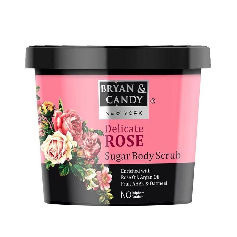bryan & candy delicate rose sugar body scrub