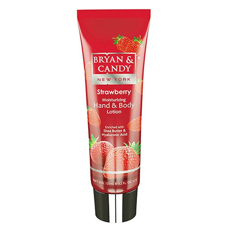 bryan & candy strawberry moisturizing hand and body lotion