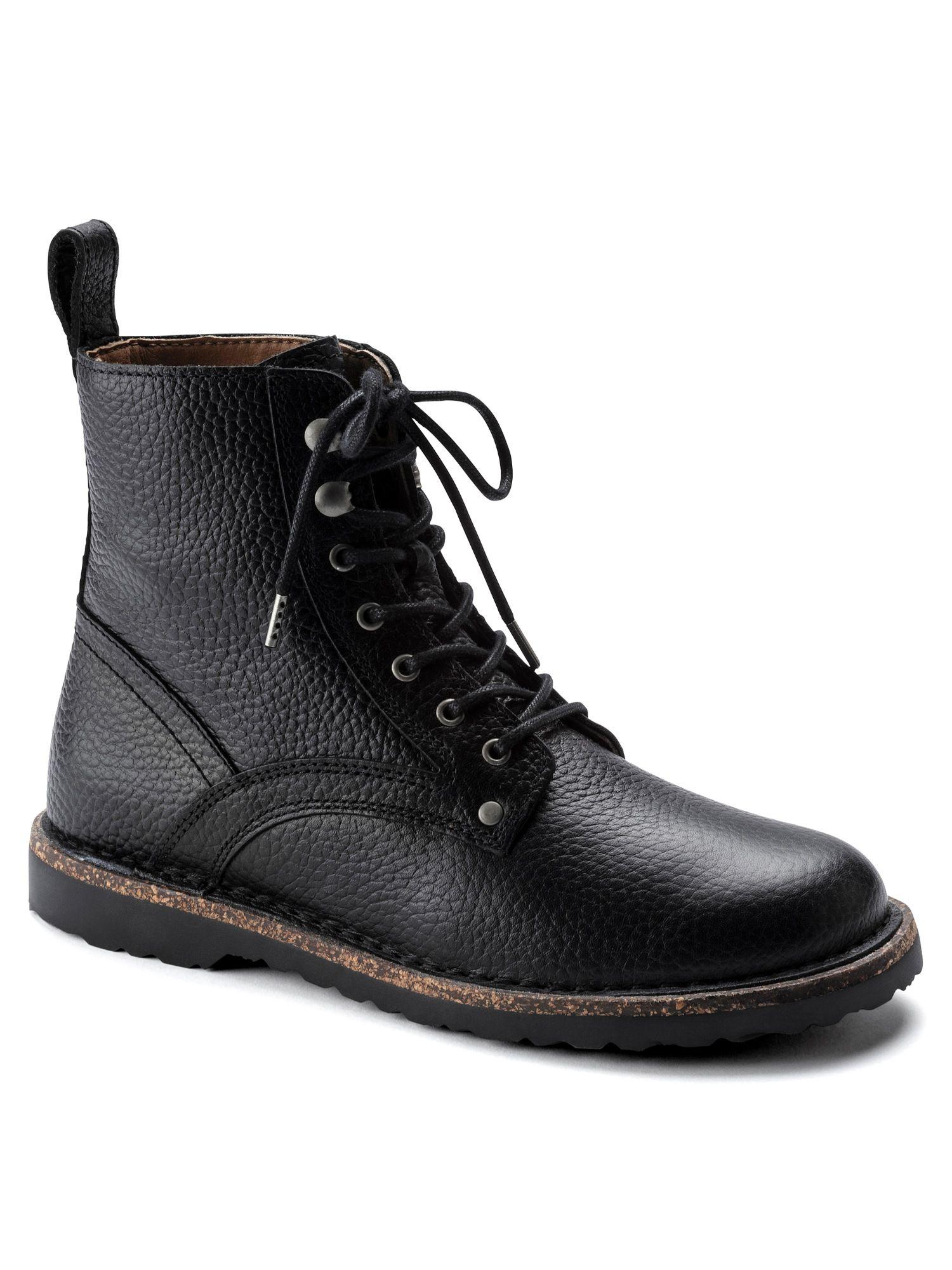 bryson solid black regular width unisex boots