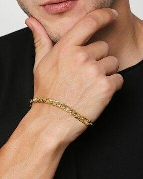 bsn26-gold-plated link bracelet